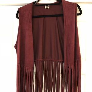 Fringe vest NWOT